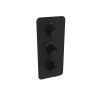 Saneux COS 3 way thermostatic shower valve kit - Matt Black