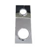 Crosswater Kai Lever Basin Set Back Plate Chrome 