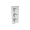 Saneux TOOGA 2 way thermostatic low pressure shower valve kit - Chrome