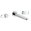 Crosswater LAZO Chrome Basin 3 Hole Set