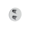 Crosswater LAZO Chrome Crossbox 2 Outlet multi- flow Trimset