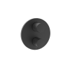 Crosswater LAZO Matt Black Crossbox 2 Outlet multi-flow-Trimset
