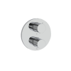 Crosswater LAZO Chrome Crossbox 3 Outlet Trimset