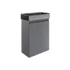 Tissino Mozzano Cloakroom Furniture Unit - Matt Grey