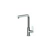 Gessi Aspire side lever monobloc mixer with swivel L-spout