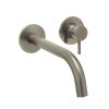 Just Taps VOS Brushed Black Single Lever Walll Mounted Basin Mixer