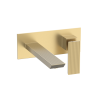 Crosswater LIMIT Brushed Brass Basin 2 Hole Set