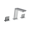 Crosswater LIMIT Chrome Basin 3 Hole Set Deck Mounted