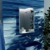 Origins Living City Mirror with Shelf White