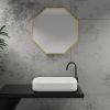 Origins Living Docklands Octagon Mirror Brushed Brass