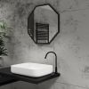 Origins Living Docklands Octagon Mirror Black