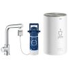 Grohe Red Mono Pillar Chrome Kitchen Sink Mixer Tap With M Size Boiler – 30329001