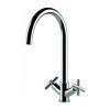 Clearwater Rossi C Twin Cross Head Kitchen Sink Mixer Tap