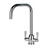 Clearwater Camillo U Monobloc Twin Lever Kitchen Sink Mixer Tap