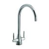 Clearwater Tutti C Twin Lever Monobloc Kitchen Sink Mixer Tap