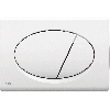Alca Flush Plate (Oval) - Matt Chrome