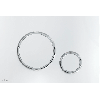 Alca thin flush plate (round) - polished/matt chrome