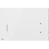 Alca Moon Flat Flush Plate 5mm Thick - White