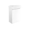 Tissino Mozzano Cloakroom Furniture Unit - Gloss White