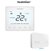 Heatmiser neoAir Smart Thermostat - Glacier White + RF-Switch - Two Channel Receiver 
