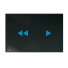 Alca Night Light 2 Sensor Flush Plate with Arrows