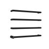 Just Taps OBI Electric Only Towel Rail Matt Black