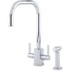 Perrin & Rowe Rubiq Sink Mixer with U Spout & Rinse