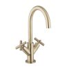 Crosswater MPRO Crosshead Basin Monobloc Brushed Brass