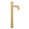 Crosswater MPRO Industrial Basin Tall Monobloc - Unlacquered Brushed Brass
