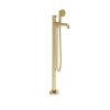 Crosswater MPRO Industrial Bath Shower Mixer Unlacquered Brushed Brass