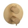 Crosswater MPRO Industrial 1500 Crossbox Finishing Kit - Unlacquered Brushed Brass - 2 Way