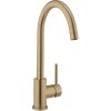 Crosswater MPRO Side Lever Kitchen Mixer Brushed Brass