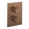 Crosswater MPRO Crossbox 3 Outlet Valve Trimset Brushed Bronze 