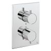 Crosswater MPRO Crossbox 3 Outlet Valve Trimset Chrome 