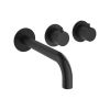Crosswater Module 2 Outlet 2 Handle Shower Valve & Bath Spout Matt Black