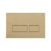 Crosswater MPRO 304 Brushed Brass Dual Flush Plate