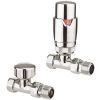 Crosswater Pier 15mm Straight Valve TRV – Chrome