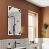 HiB Rubin LED H80 X W50cm Bathroom Mirror-Black 