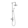 Crosswater Belgravia Thermostatic Shower Kit-Chrome