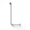 Bathroom Origins Brushed Stainless Steel Right Angled Safety Bar Right Hand