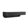 Crosswater Shower Basket Matt Black Wall Mounted White Tray 