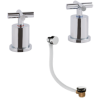 Just Taps Solex Panel Valves With Slim Click Clack Exofil