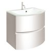 Crosswater Svelte 60 Unit & Ice White Glass Basin