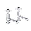 Just Taps Grosvenor Pinch Black  Long Nose Basin Taps
