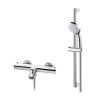 Abacus Emotion Exposed Bath Shower Mixer & Riser Rail