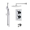 Abacus Emotion Thermo Round - Round Overhead & Round Hand Showerl