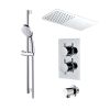Abacus Emotion Thermo Round - Rectangle Head & Round Hand Shower