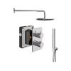 Abacus Shower Pack 3 - Round - Chrome