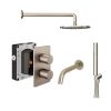 Abacus Shower Pack 5 - Round - Brushed Nickel