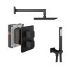 Abacus  Shower Pack 3 - Square - Matt Black